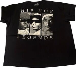 Black Hip Hop Legends Short Sleeve Tee